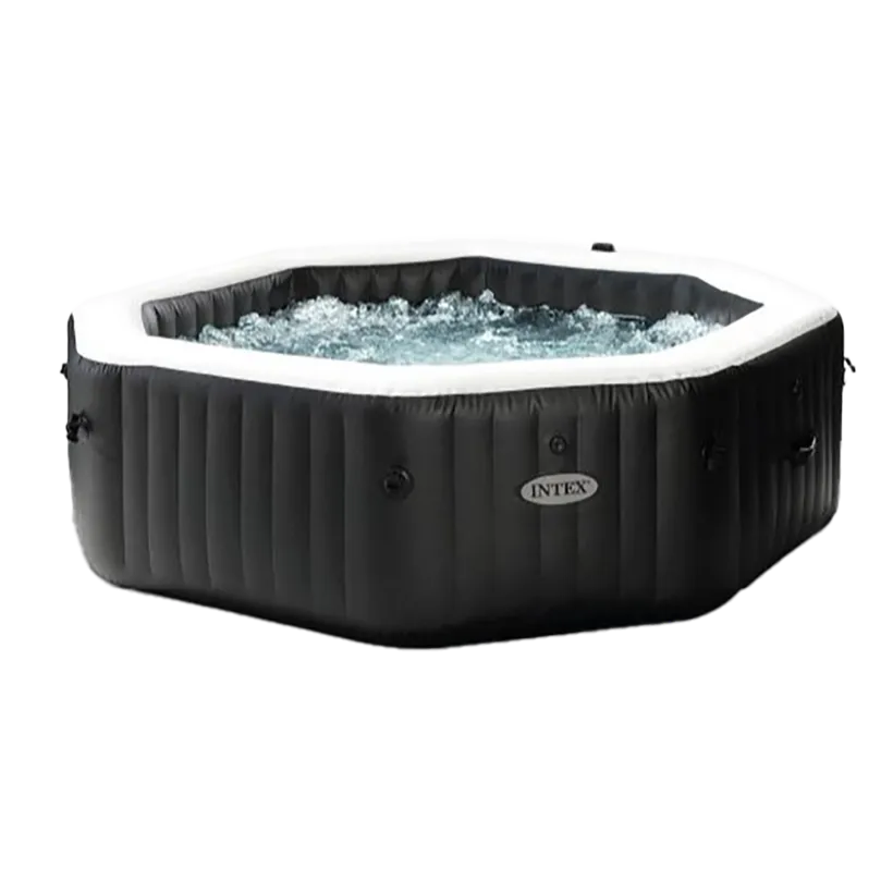 SPA GONFLABLE INTEX PURESPA CARBONE OCTO 4pl. BULLES+JETS